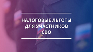 Новые федеральные налоговые льготы для участников СВО будут предоставляться проактивно